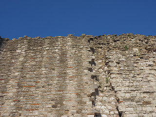 Image showing Roman Wall in London