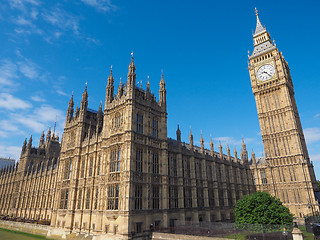 Image showing Houses of Parliament in London