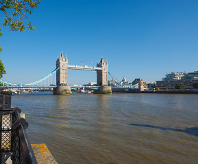 Image showing Tower Bridge in London