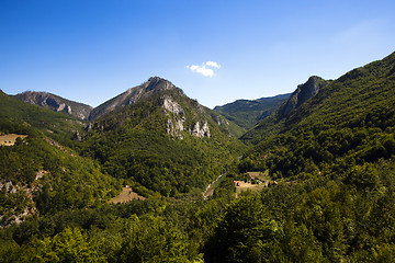 Image showing river canyon Tara  