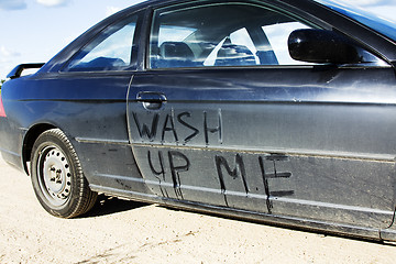 Image showing dirty car  