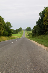 Image showing  asphalted road  