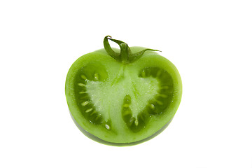 Image showing  unripe tomatoes 