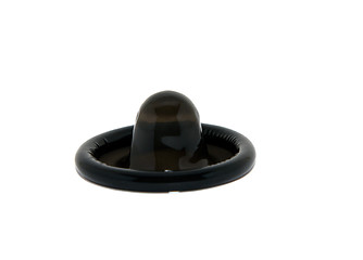 Image showing Black condom