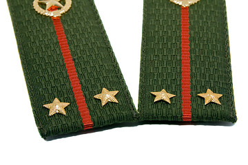 Image showing officer shoulder Belarus