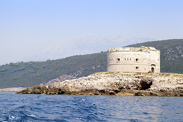 Image showing the island the fortress, Montenegro 