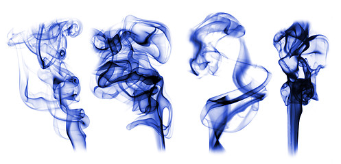 Image showing Four smokes