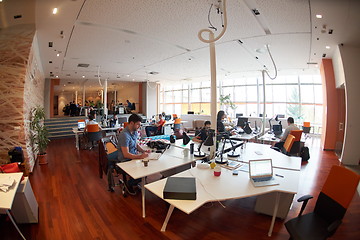 Image showing startup business people group at office