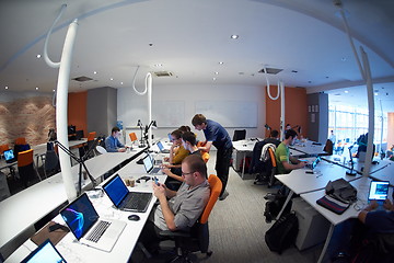 Image showing startup business people group at office