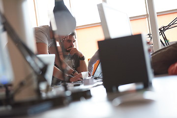 Image showing startup business people group at office