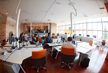 Image showing startup business people group at office