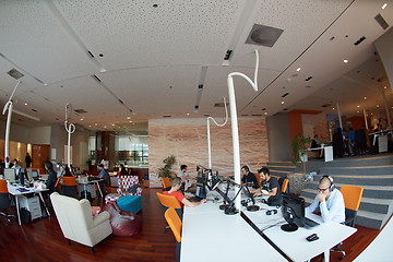 Image showing startup business people group at office