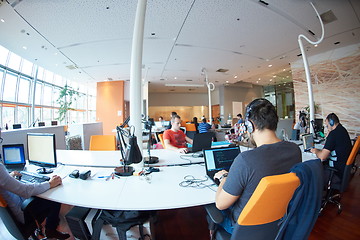 Image showing startup business people group at office