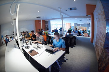 Image showing startup business people group at office