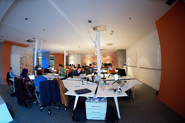 Image showing startup business people group at office