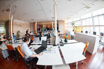 Image showing startup business people group at office