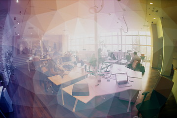 Image showing startup business people group at office