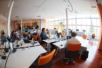 Image showing startup business people group at office