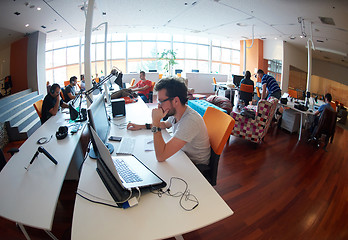 Image showing startup business people group at office