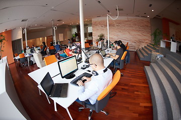 Image showing startup business people group at office