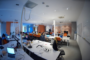 Image showing startup business people group at office