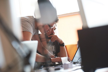 Image showing startup business people group at office