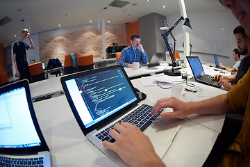 Image showing startup business people group at office