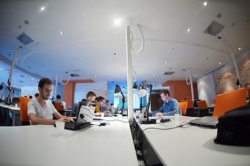 Image showing startup business people group at office