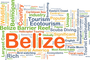 Image showing Belize background concept