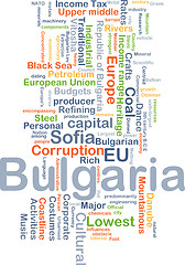 Image showing Bulgaria background concept