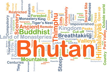 Image showing Bhutan background concept