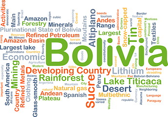 Image showing Bolivia background concept