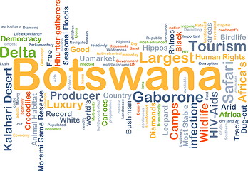 Image showing Botswana background concept