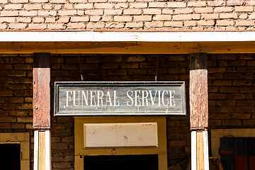 Image showing Funeral Service