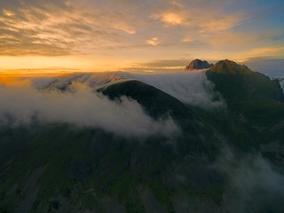 Image showing Lofoten peaks