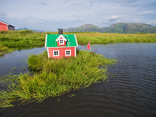 Image showing Red house