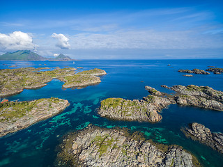 Image showing Islets on Lofoten coast