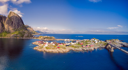 Image showing Scenic village in Norway