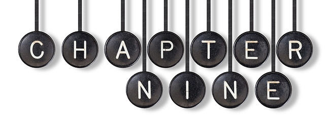 Image showing Typewriter buttons, isolated - Chapter nine