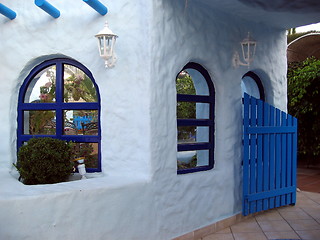 Image showing BLUE WALL