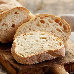 Image showing freshly baked ciabatta bread