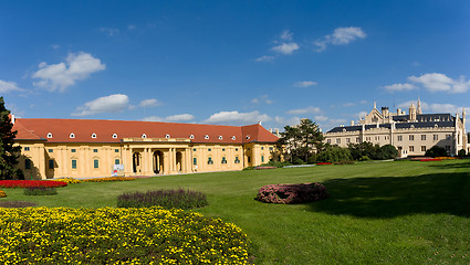 Image showing Lednice Castle in South Moravia in the Czech Republic