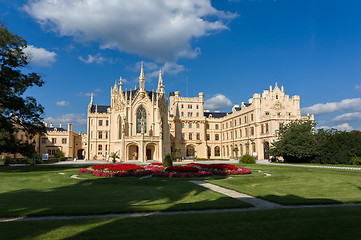 Image showing Lednice Castle in South Moravia in the Czech Republic