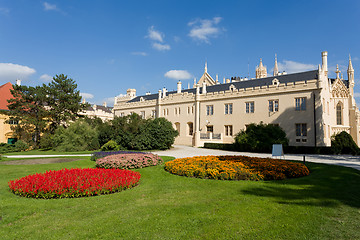 Image showing Lednice Castle in South Moravia in the Czech Republic