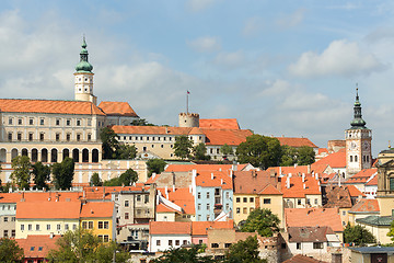 Image showing church in city Mikulov in the Czech Republic