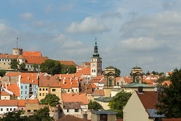 Image showing church in city Mikulov in the Czech Republic