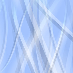 Image showing Abstract Blue Wave Background