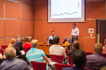 Image showing Speaker at Business Conference and Presentation.