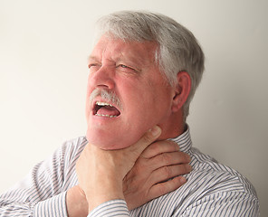 Image showing choking man 