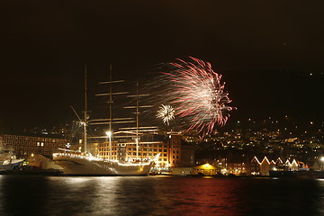 Image showing BERGEN BY NIGHT